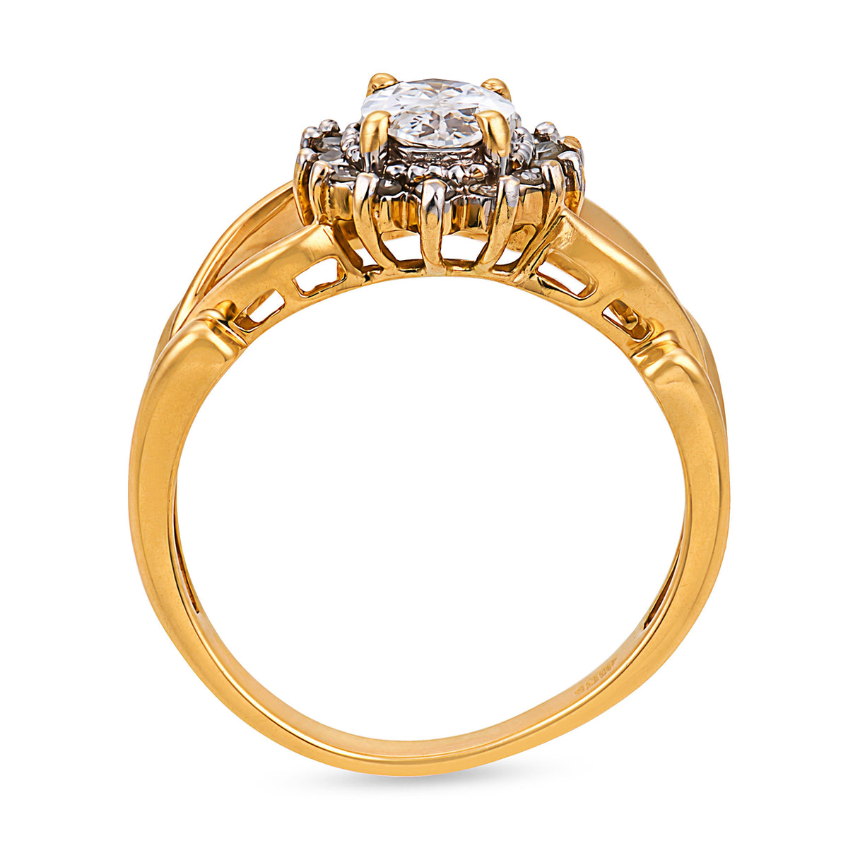 V&C Estate 10k Diamond Engagement Ring .60ct