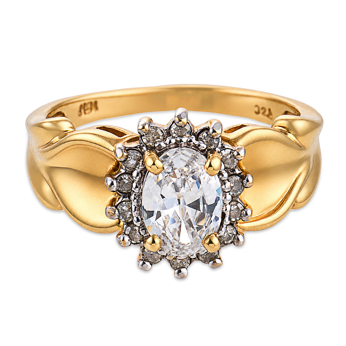V&C Estate 10k Diamond Engagement Ring .60ct