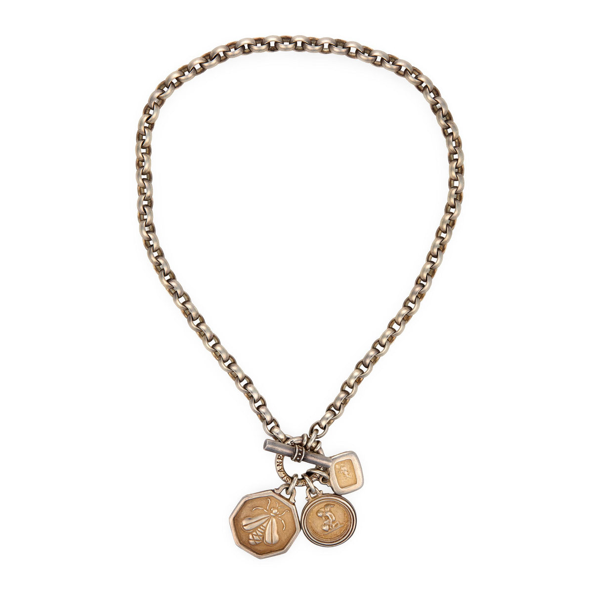 SLANE & SLANE Estate Sterling Silver Pendant Necklace