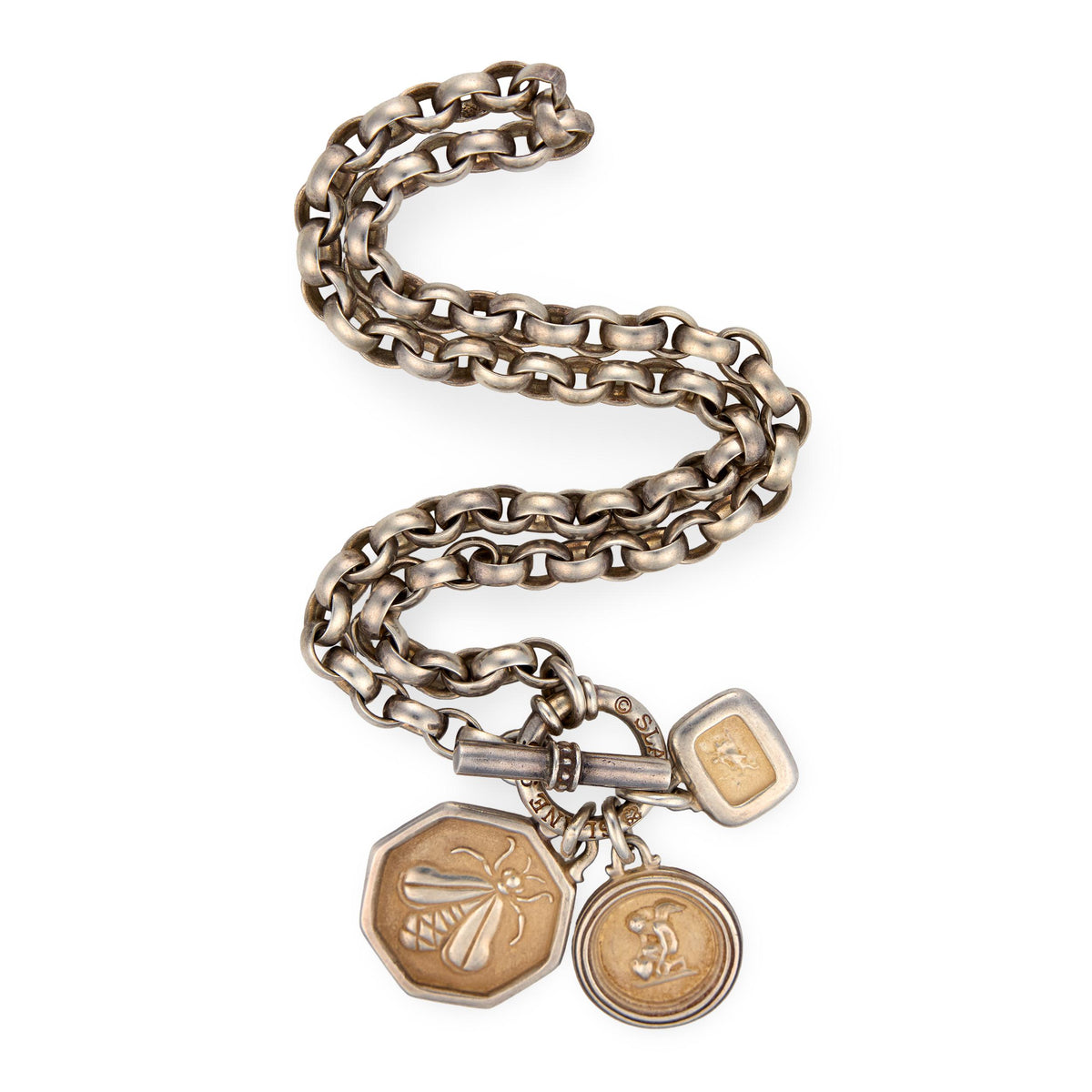 SLANE & SLANE Estate Sterling Silver Pendant Necklace