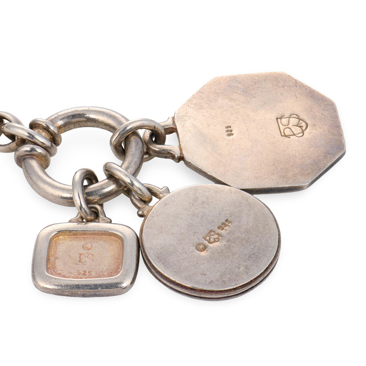 SLANE & SLANE Estate Sterling Silver Pendant Necklace