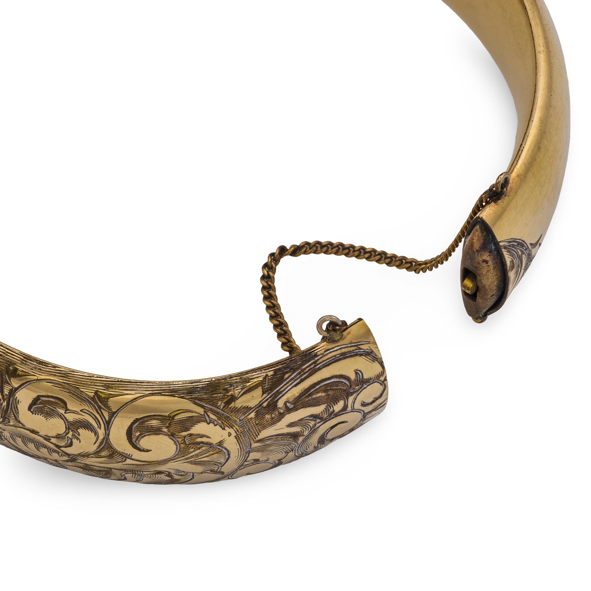 Victorian Gold-Filled Bangle