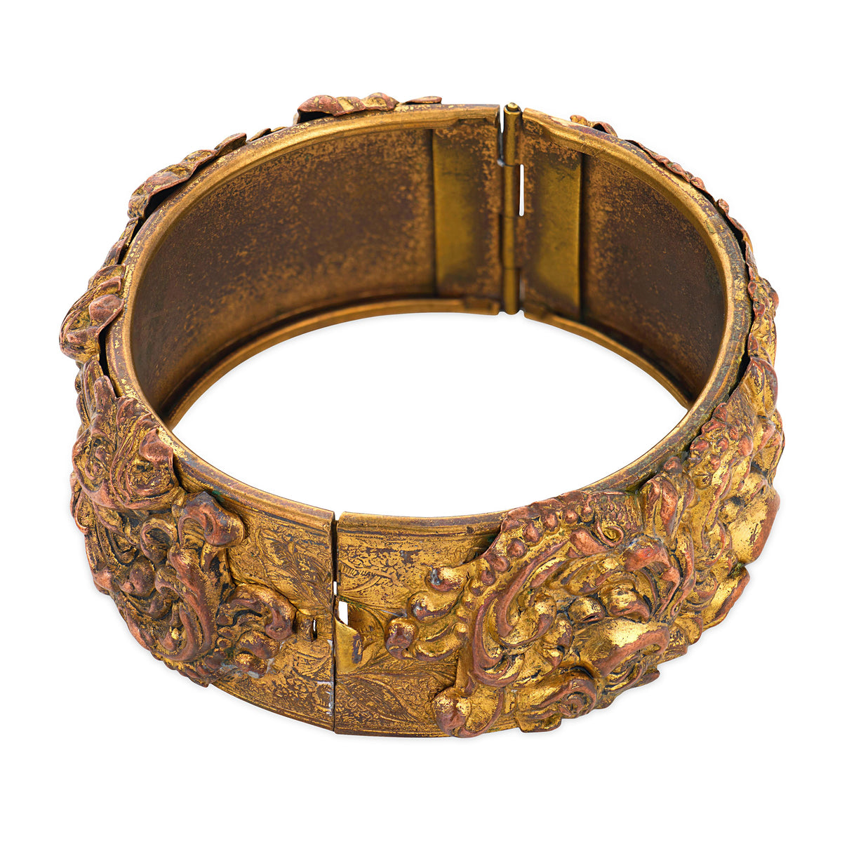Victorian Gold-Fill Repoussé Bangle