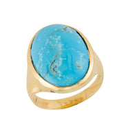 Victorian 10k Turquoise Ring