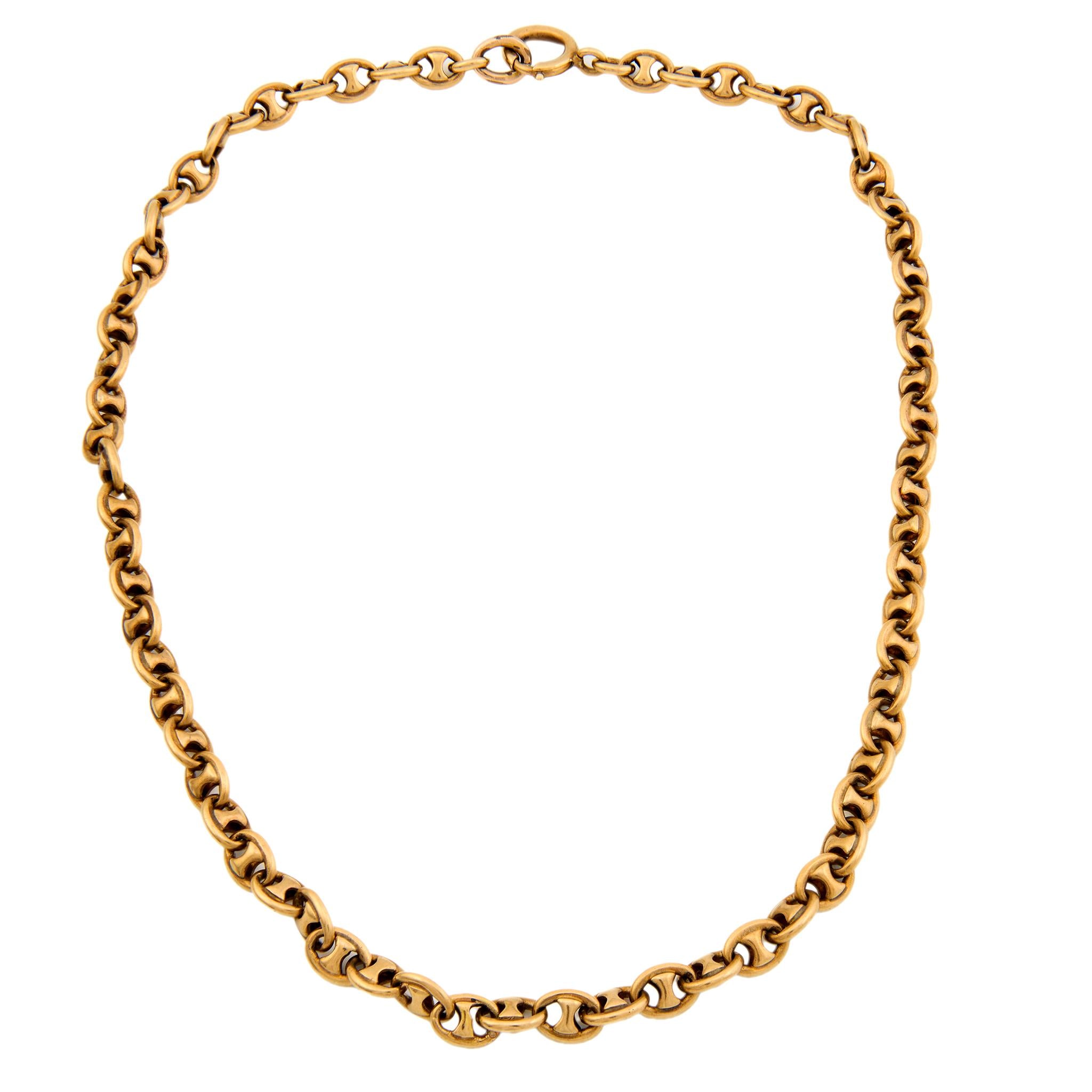 Vintage 14k "Gucci" Link Necklace