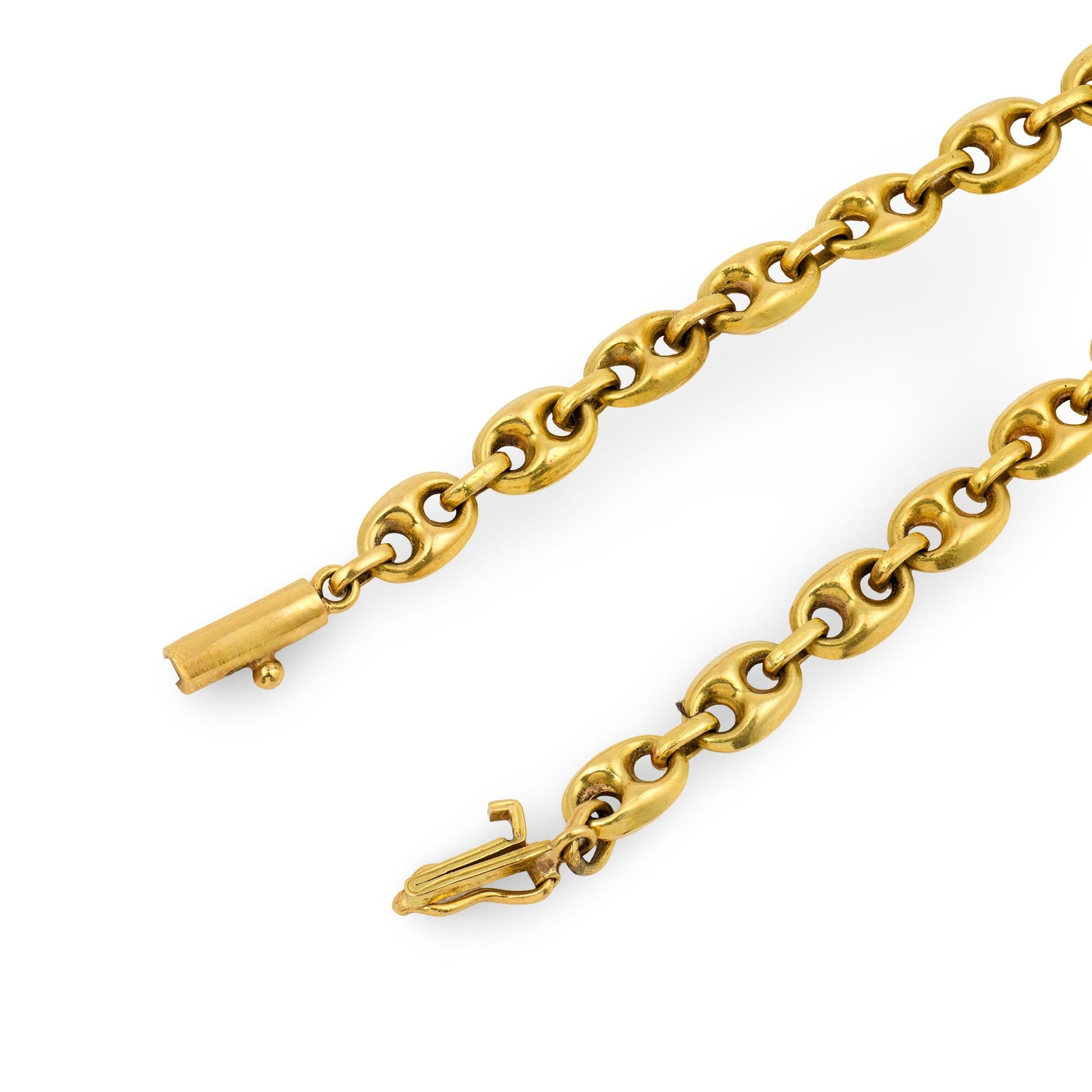 Art Nouveau 18k "Gucci" Link Bracelet