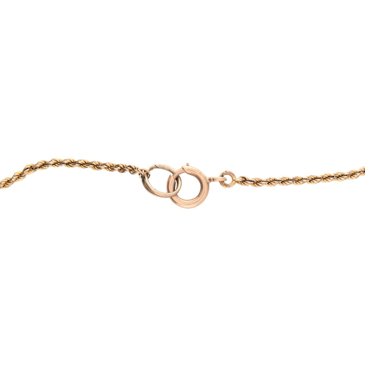 Victorian 18k Diamond Anchor and Trident Necklace