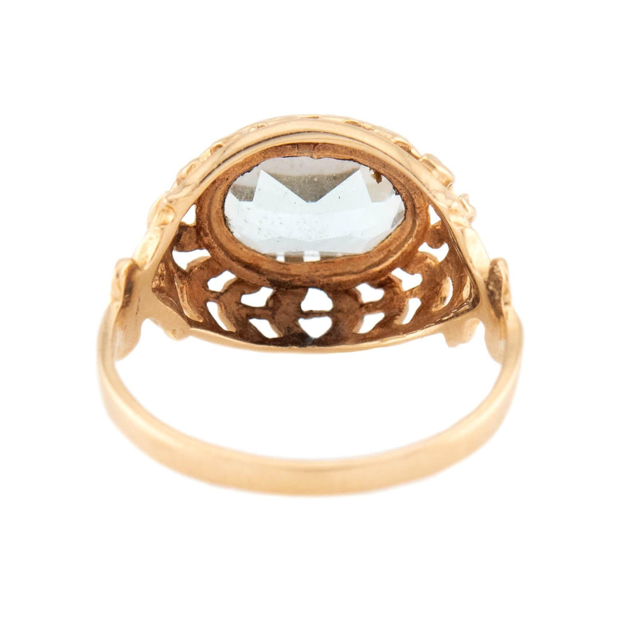 Retro 14k Aqua Ring