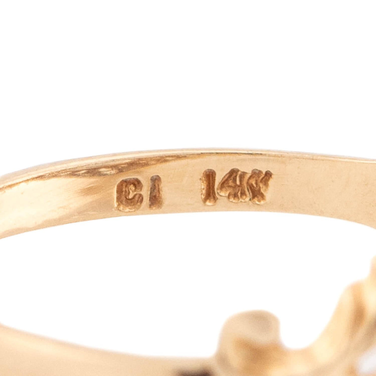 Retro 14k Aqua Ring