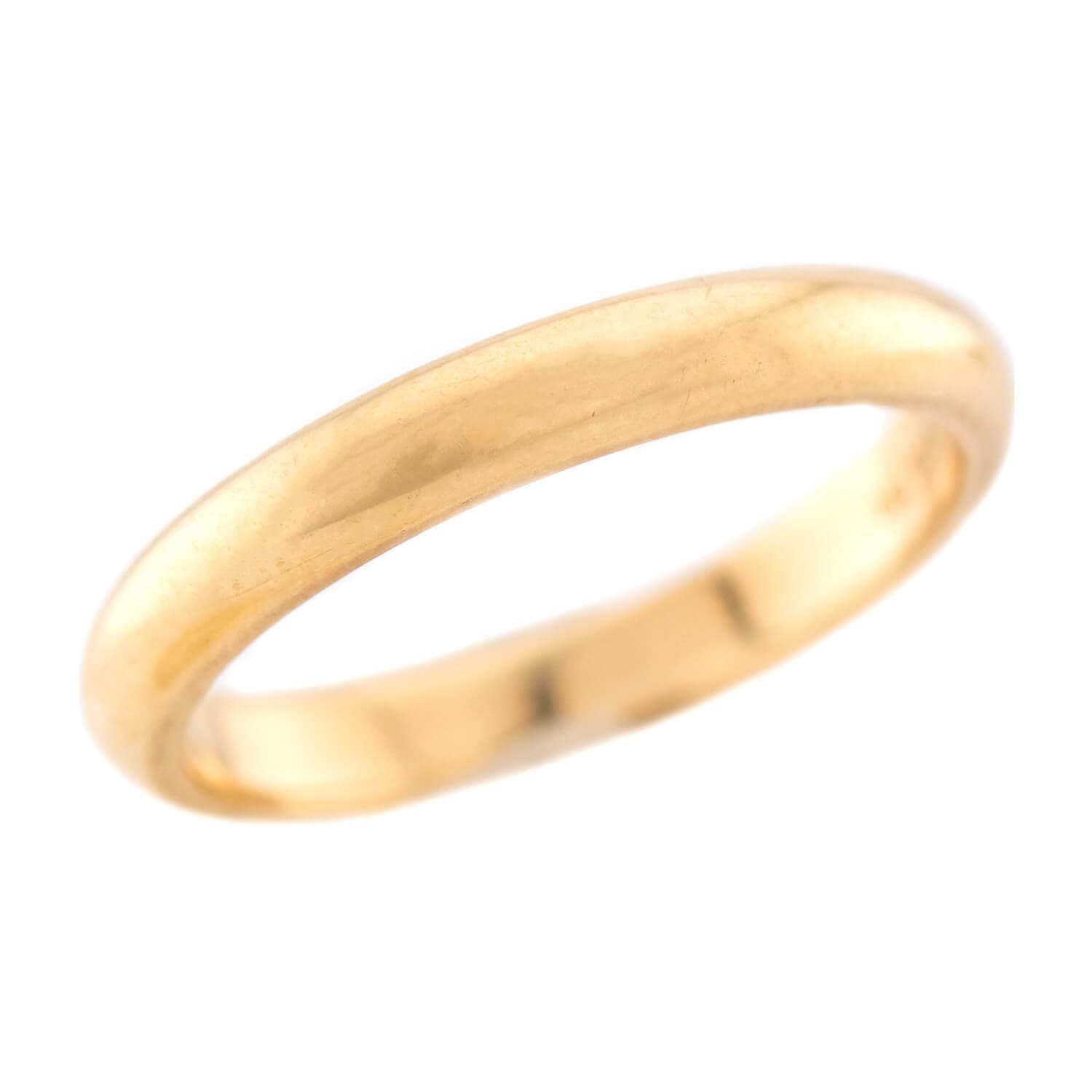 TIFFANY & CO. Estate 18k Wedding Band
