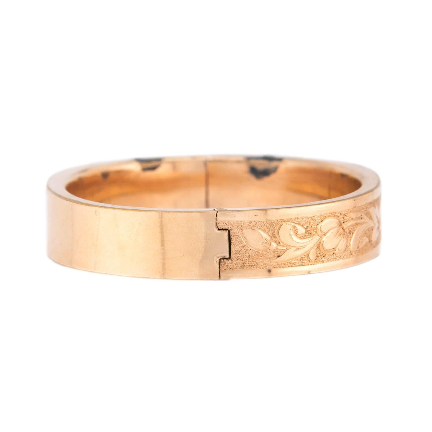 Victorian Gold-Filled Bangle Bracelet