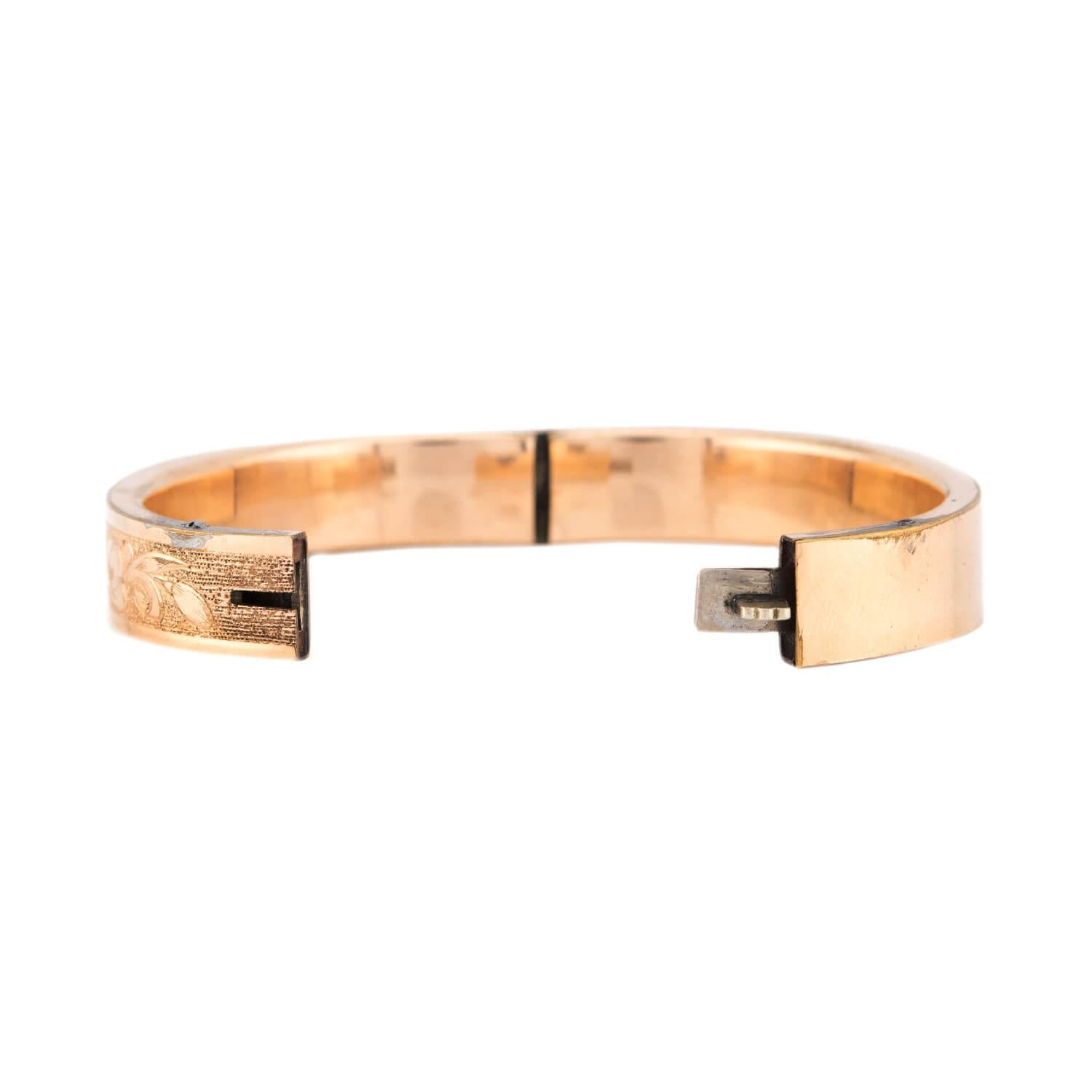 Victorian Gold-Filled Bangle Bracelet