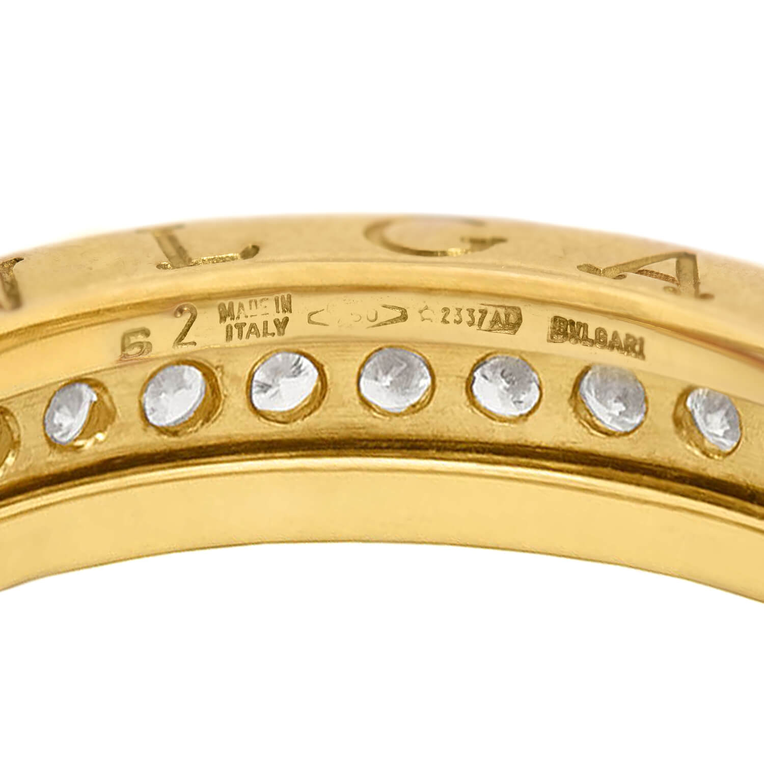 BULGARI Estate 18k Diamond Eternity Band