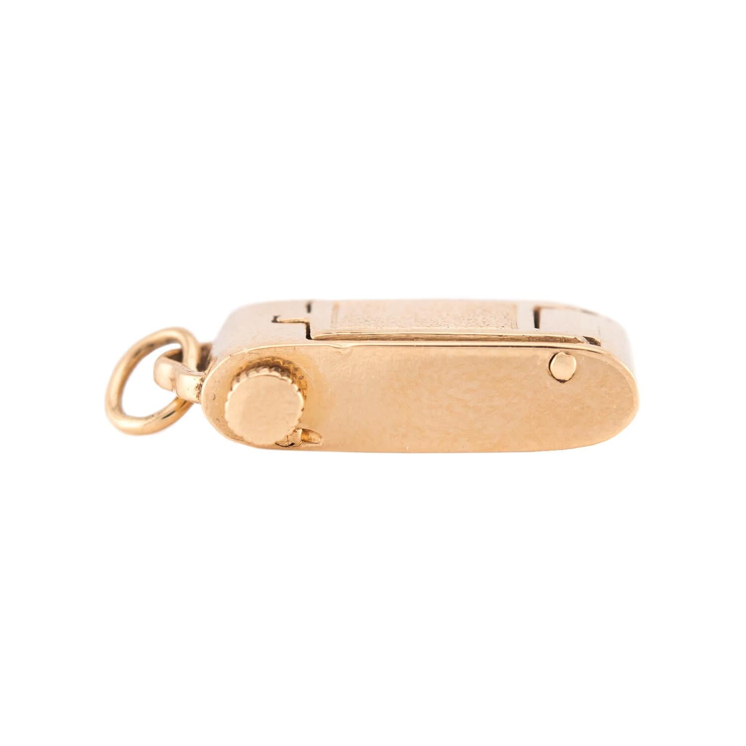 Vintage 14k Camera Pendant/Charm