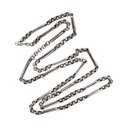 Victorian Sterling Silver Chain 56"
