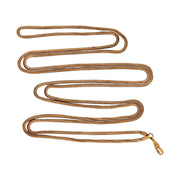Victorian Gold-Filled Snake Chain Necklace 60"