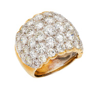 Estate 18k Diamond Cigar Band