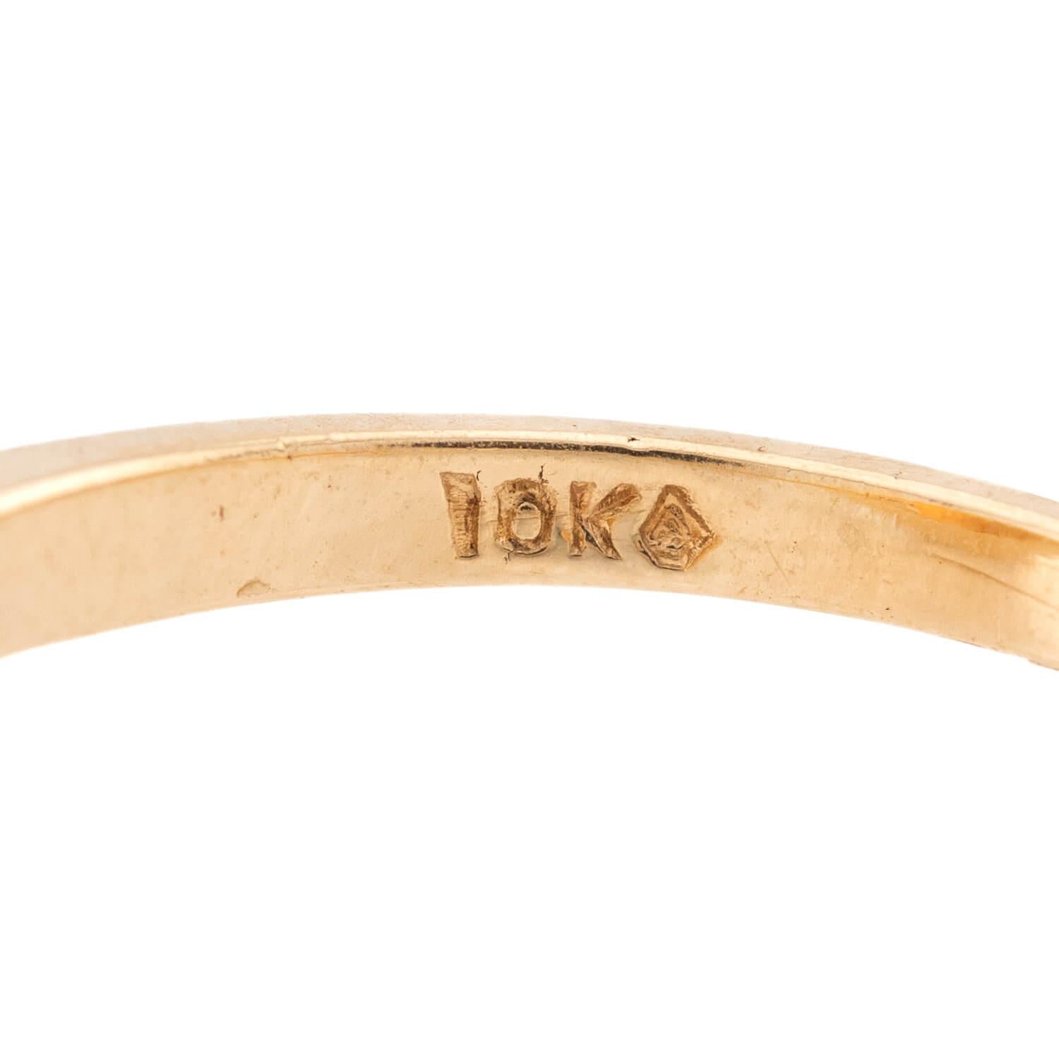 Victorian 10k Madeira Citrine Ring