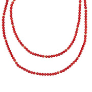 Estate 14k Coral Bead Necklace
