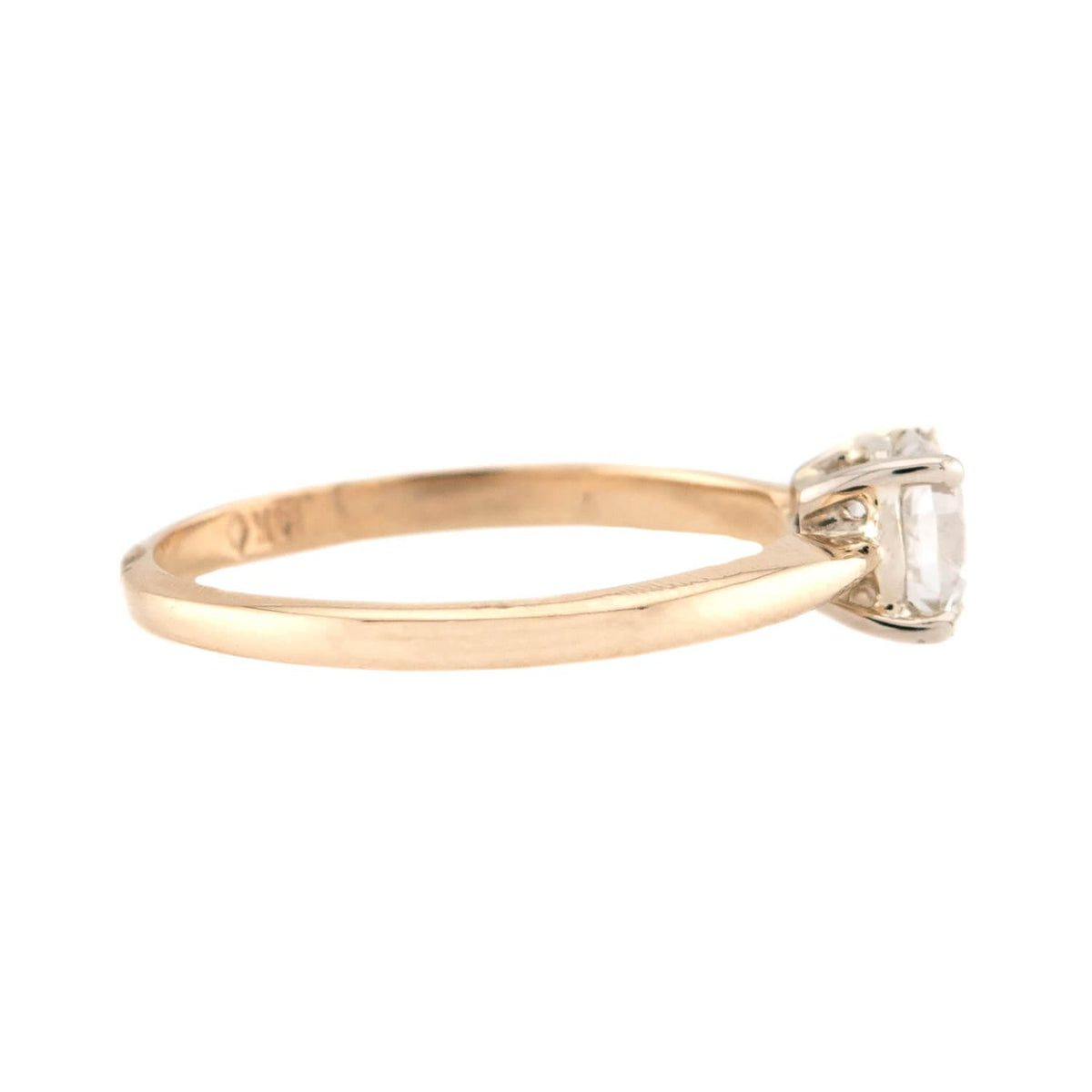 Vintage 14k Diamond Engagement Ring .62ct