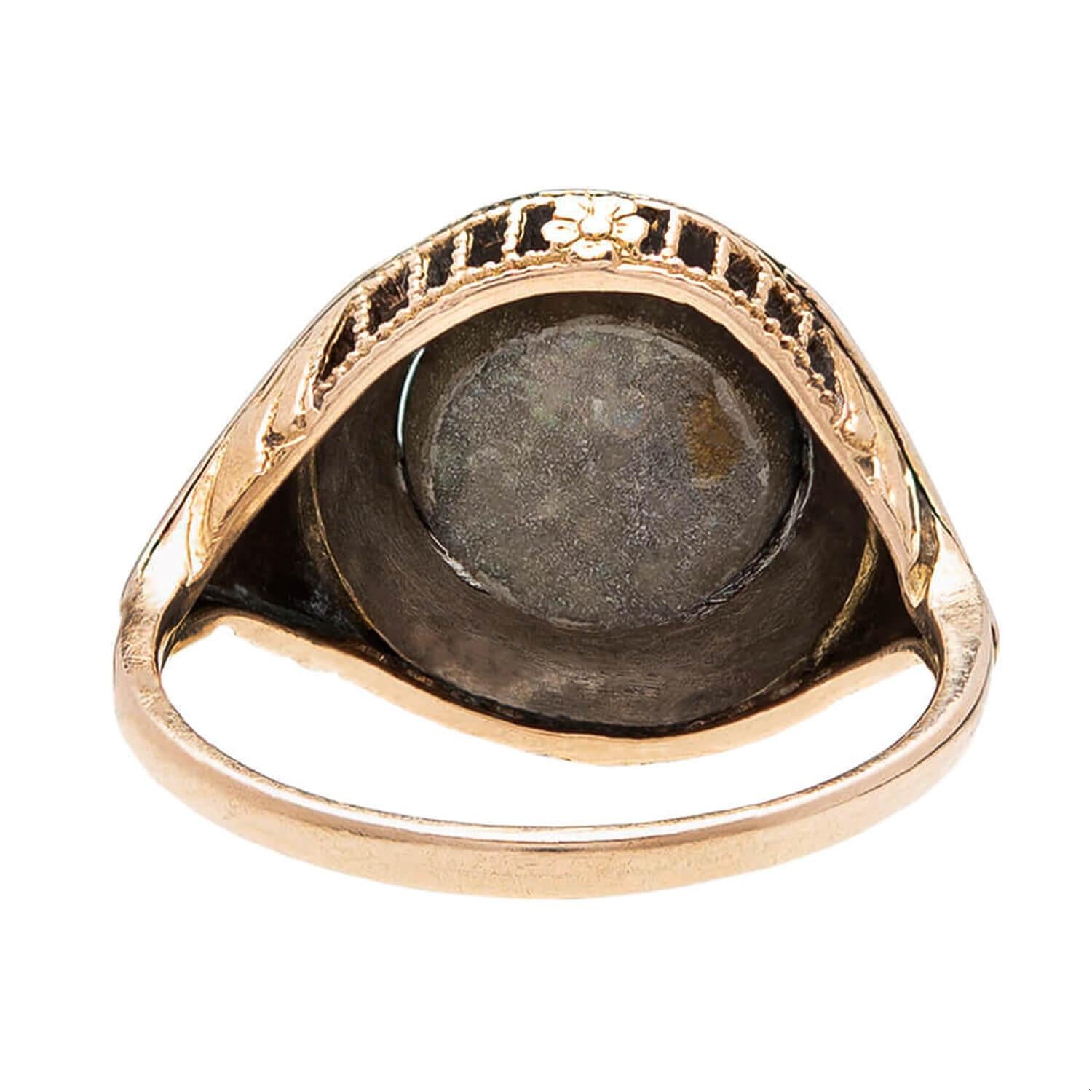 Edwardian 14k/Platinum Star Sapphire Cocktail Ring