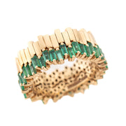 SUZANNE KALAN 18k Emerald Band