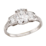 SOPHIA D Estate Platinum GIA Diamond Engagement Ring 1.58ct