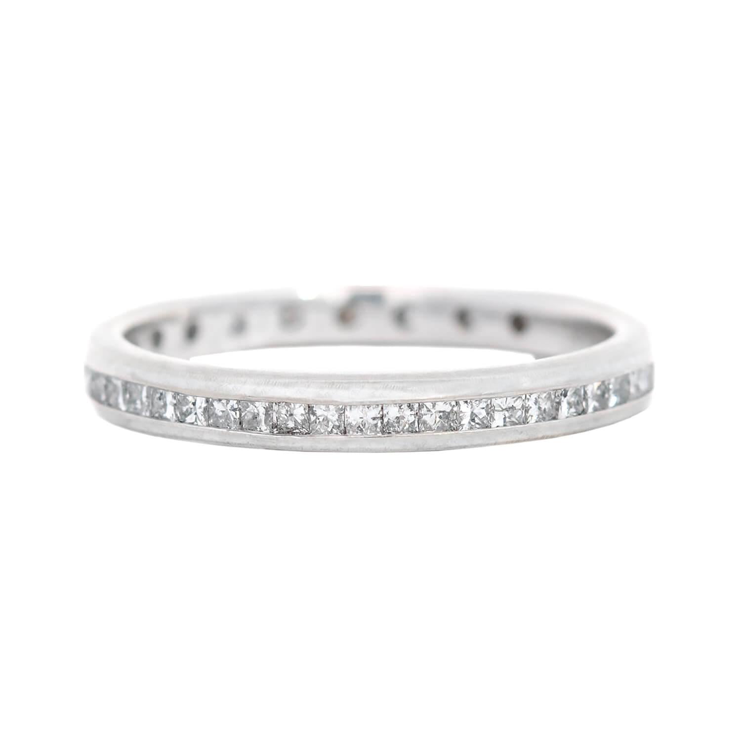 Retro 14k Diamond Eternity Band 0.65ctw