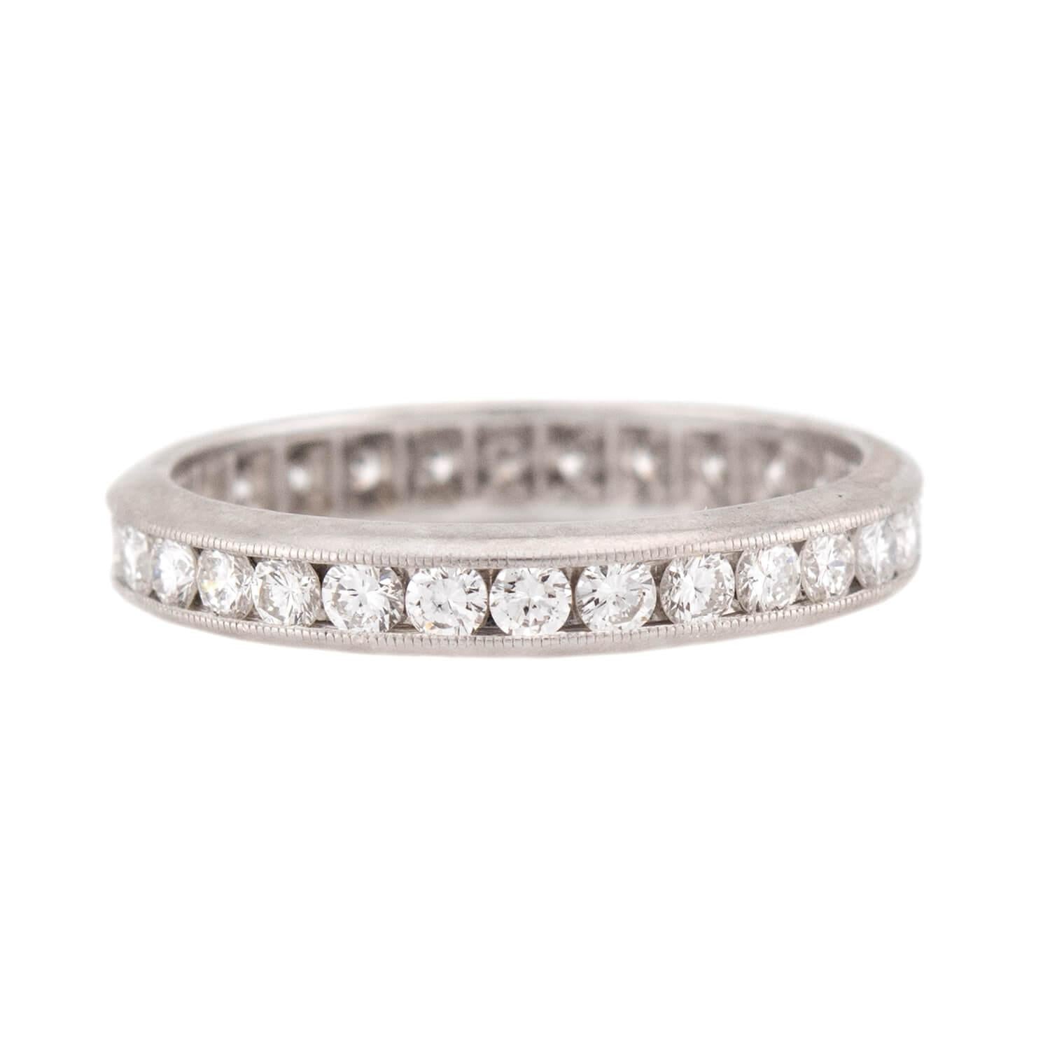 Estate Platinum Diamond Eternity Band