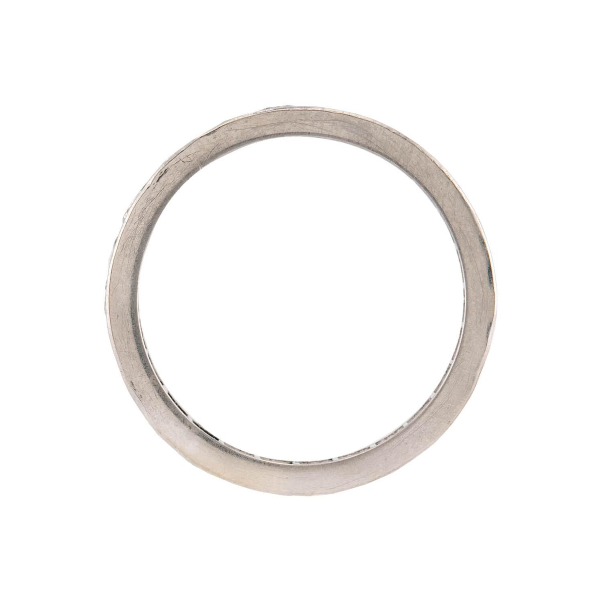 Retro Platinum Diamond Eternity Band