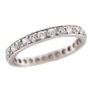 Edwardian Platinum Diamond Eternity Band