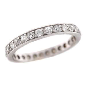 Edwardian Platinum Diamond Eternity Band