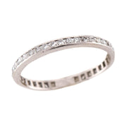 Edwardian Platinum Eternity Band