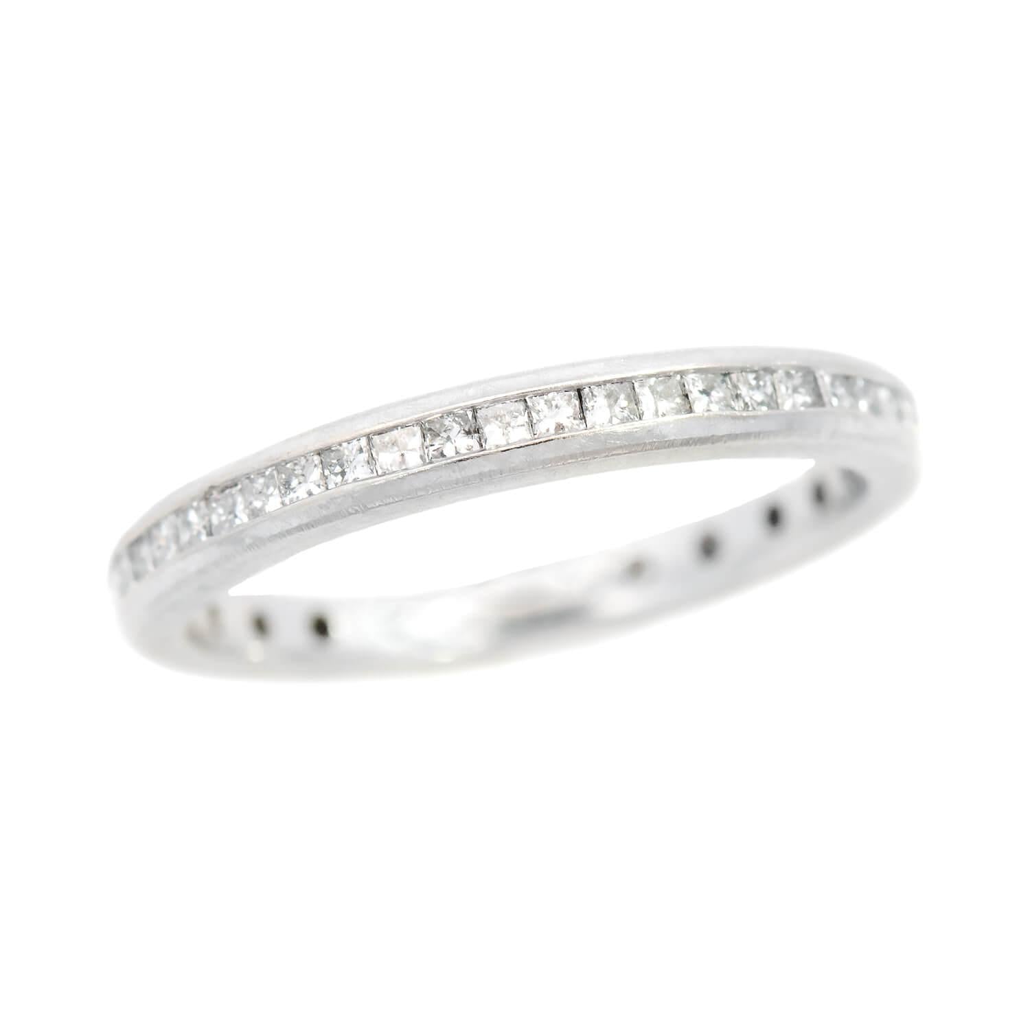 Retro 14k Diamond Eternity Band 0.65ctw