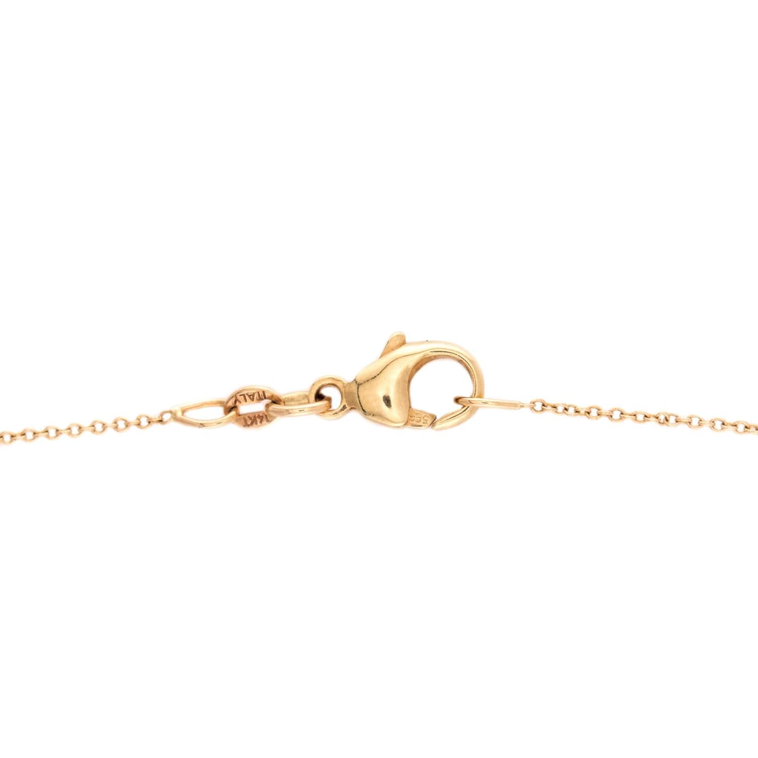 SHYNE JEWELERS Estate 14k Diamond Heart Pendant Necklace
