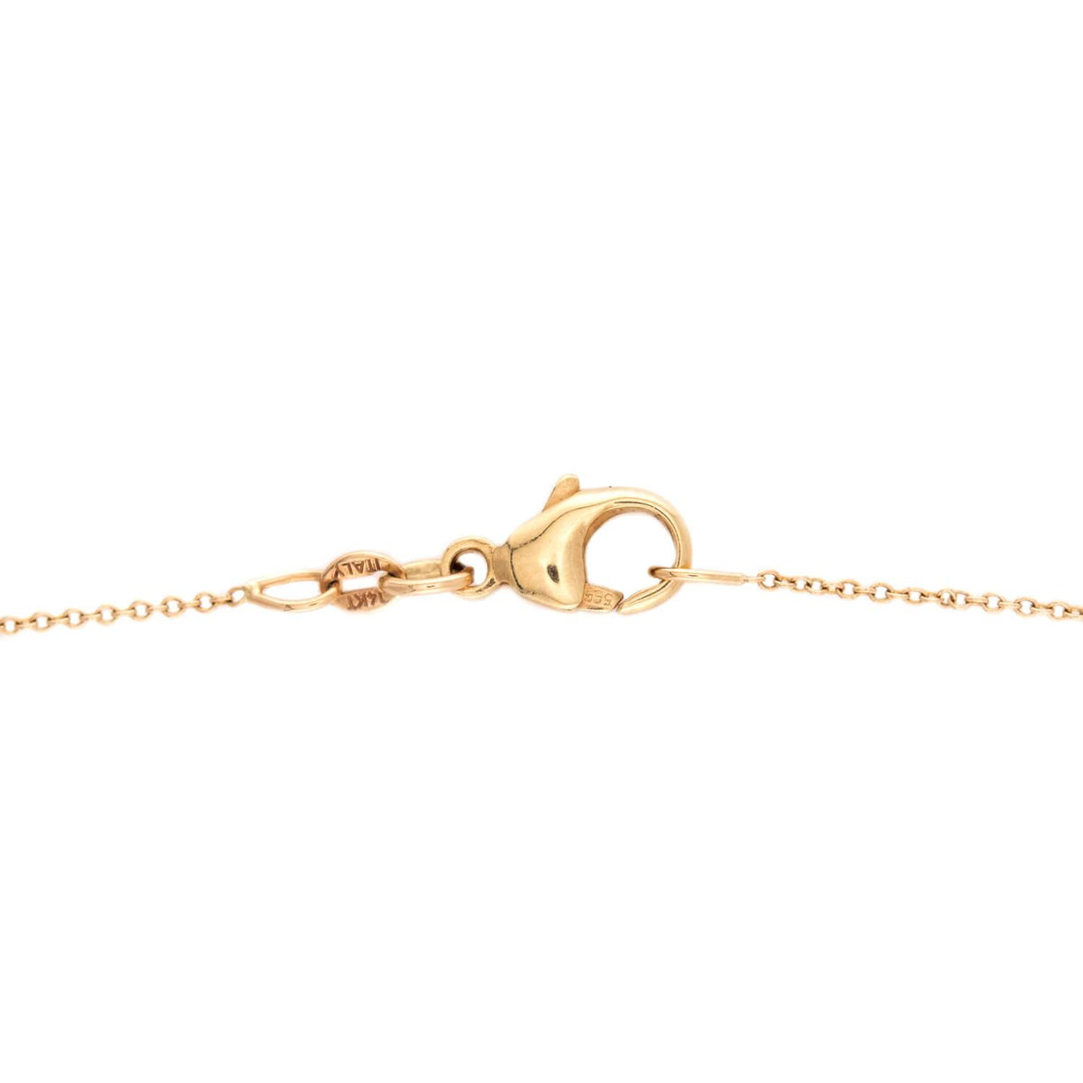 SHYNE JEWELERS Estate 14k Diamond Heart Pendant Necklace