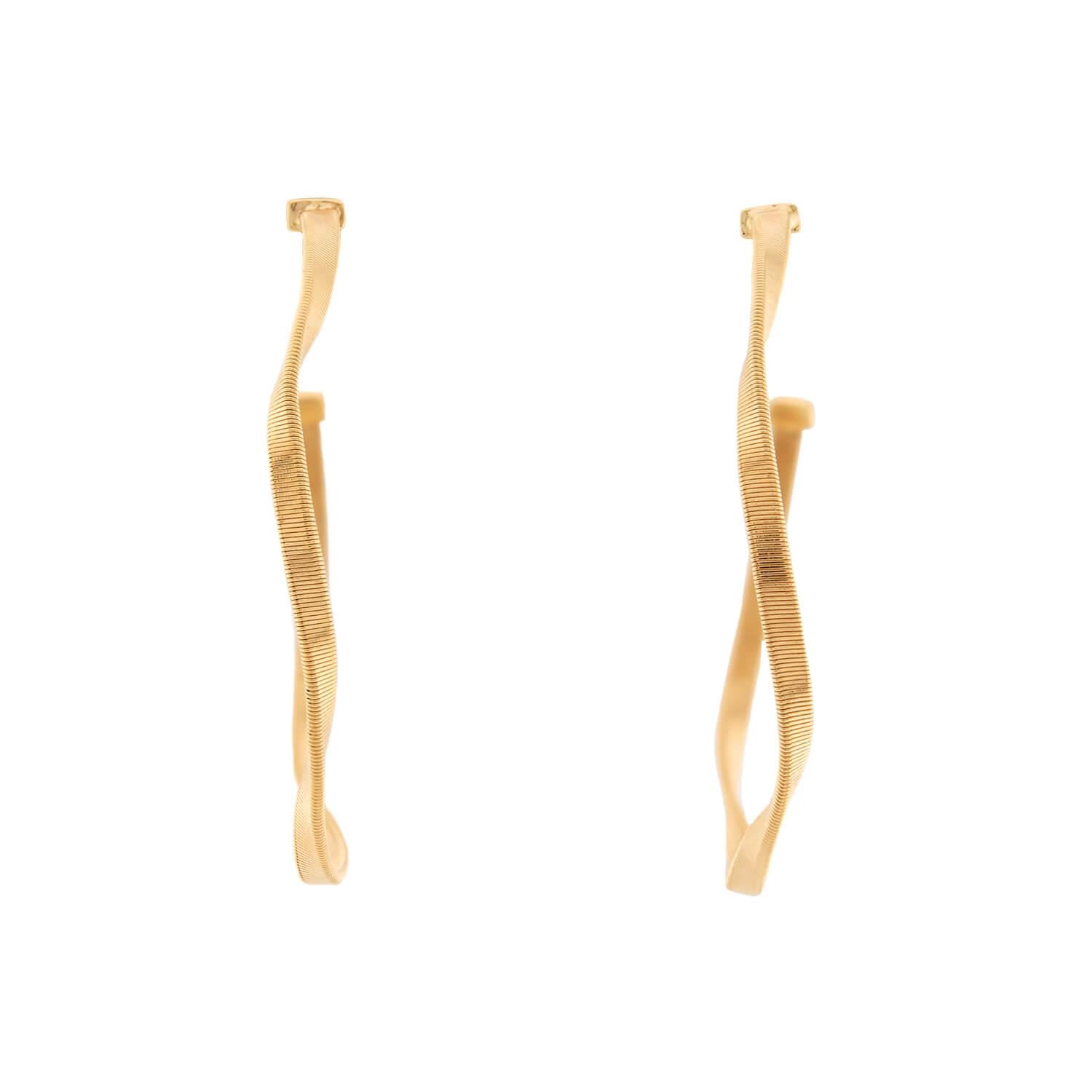MARCO BICEGO Estate 18k Italian Marrakech Hoop Earrings