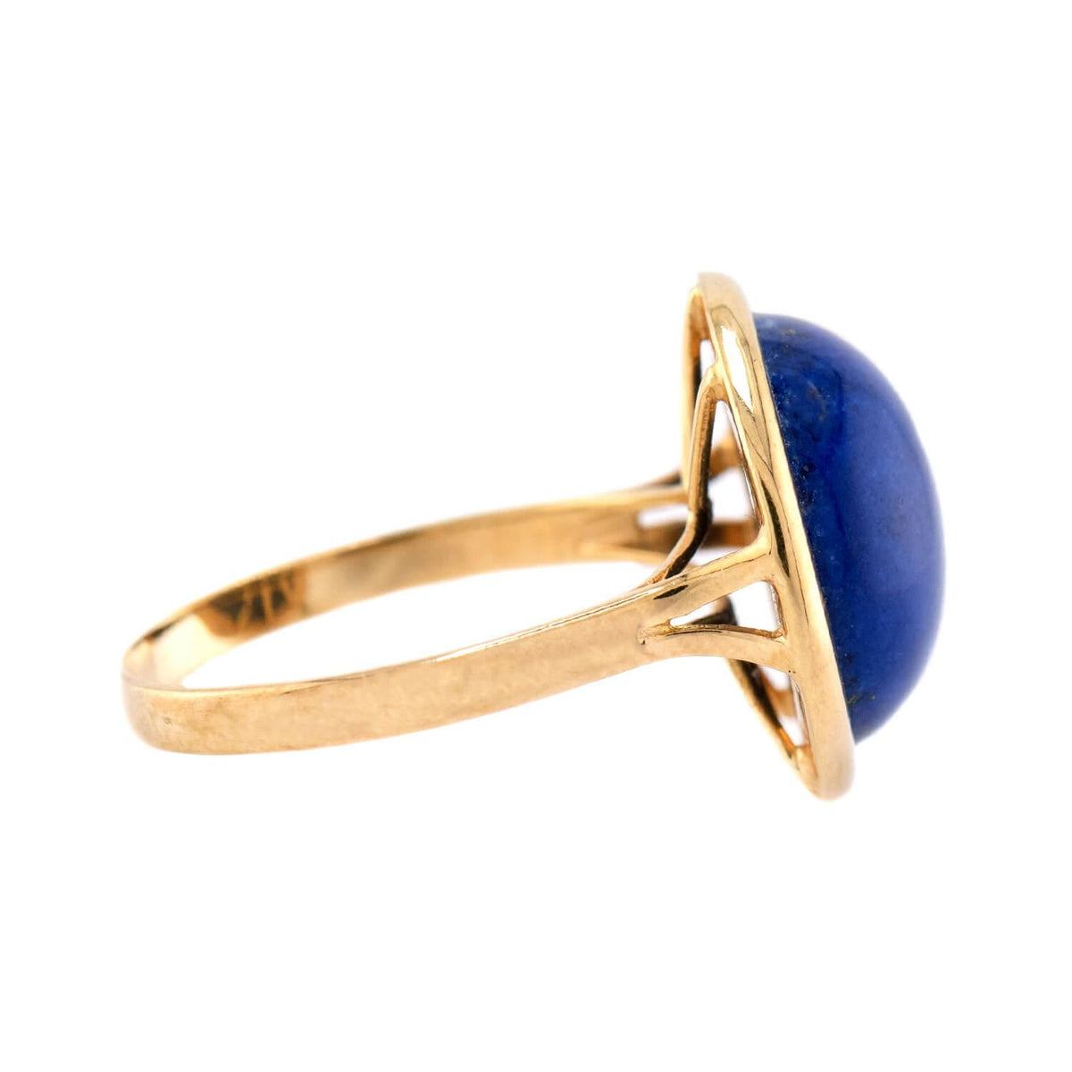 Vintage 14k Lapis Ring