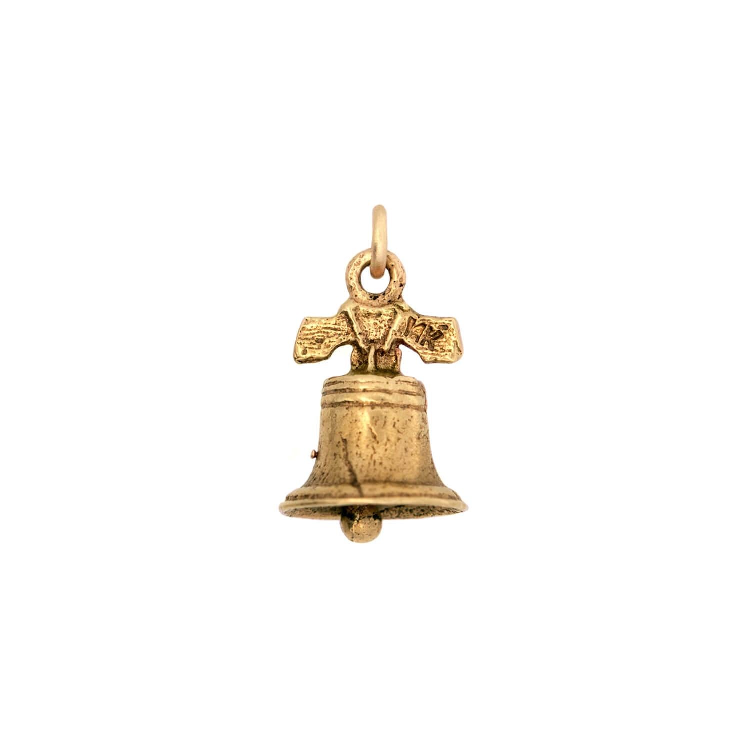 Vintage 14k Liberty Bell Charm