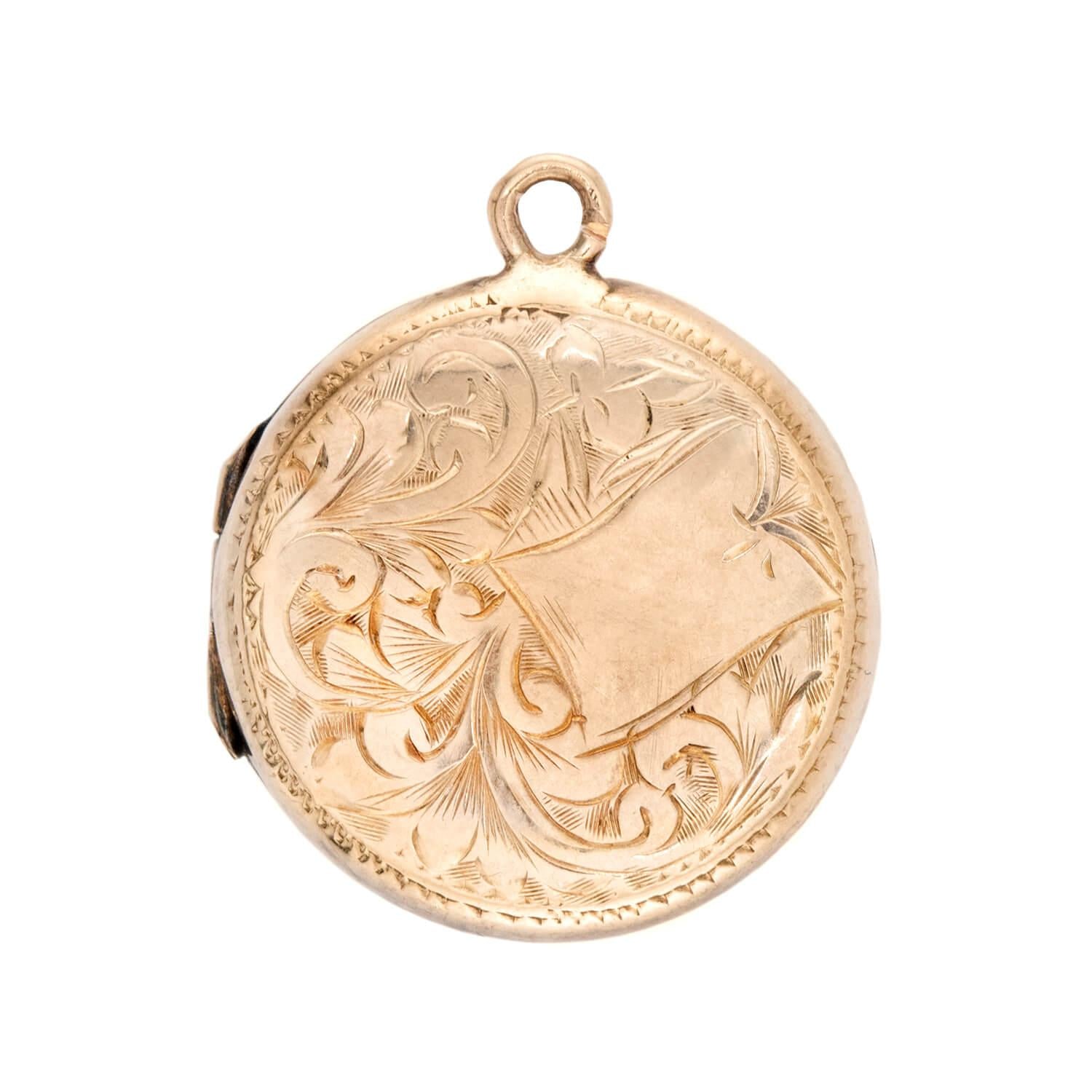 Victorian Gold-Filled Locket Pendant