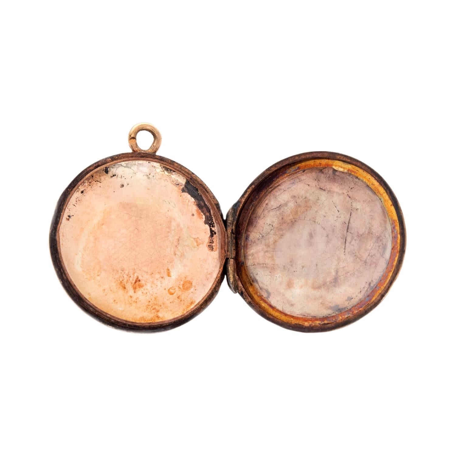 Victorian Gold-Filled Locket Pendant