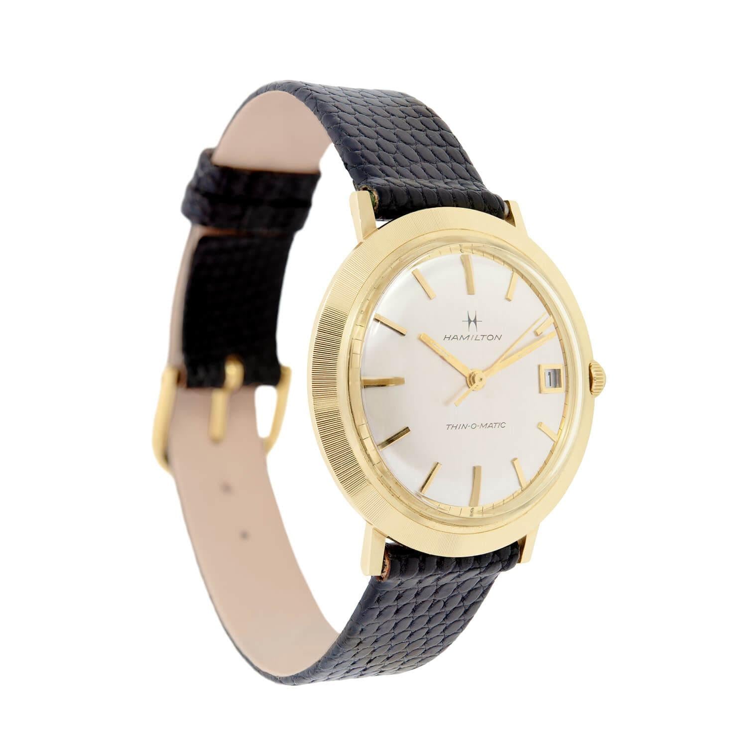 HAMILTON Vintage 14k Thin-O-Matic Watch