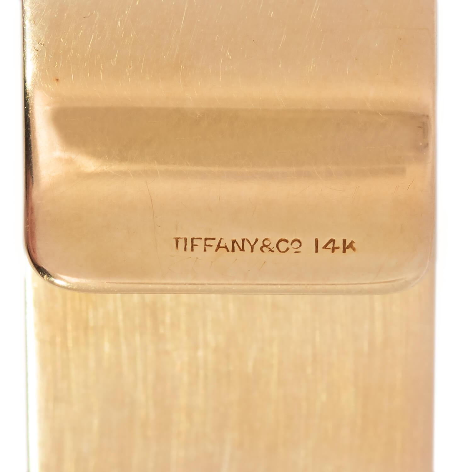 TIFFANY & CO. Art Deco 14k Yellow Gold Money Cilp