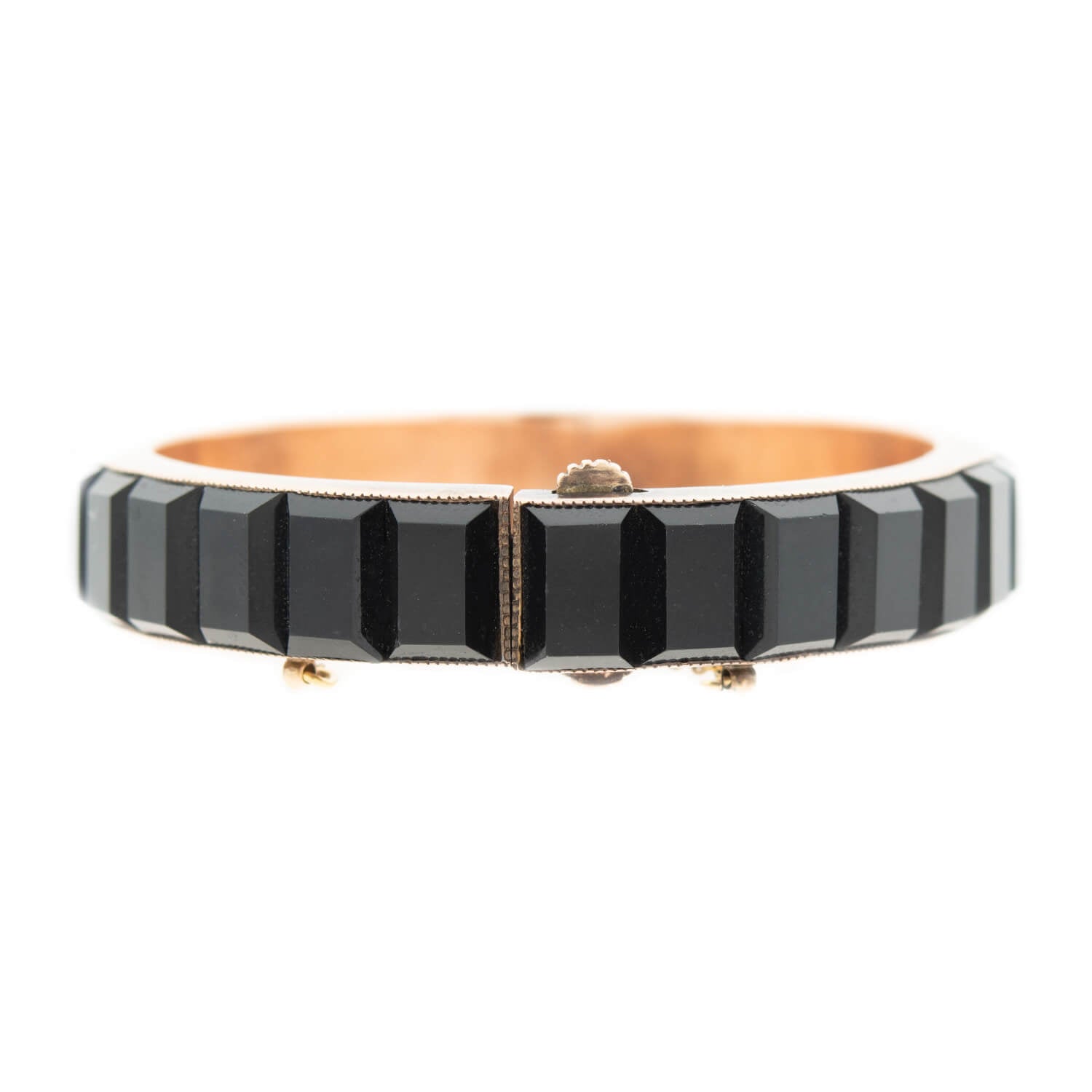 Victorian 14k Gold + Onyx Bracelet