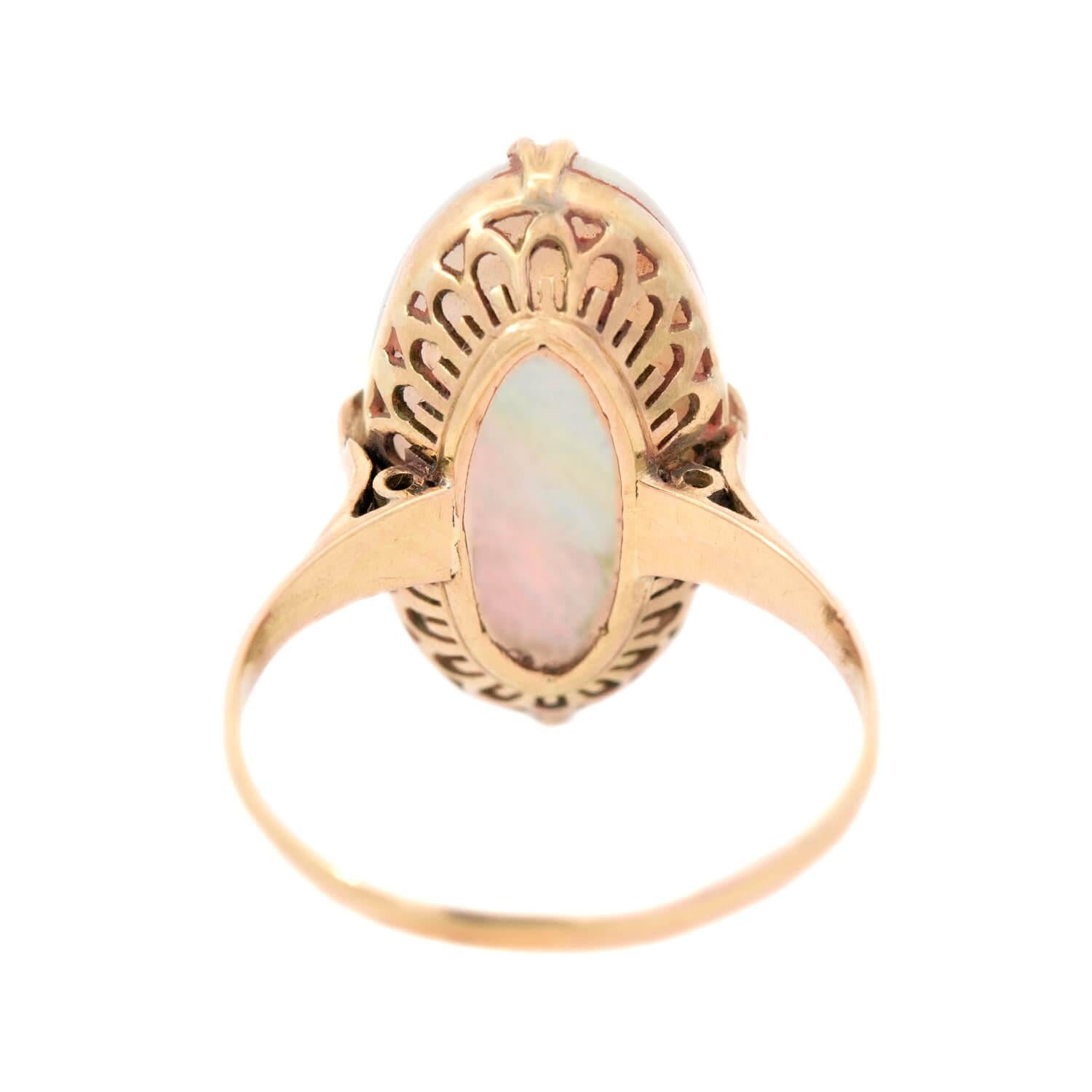 Victorian 18k Opal Ring