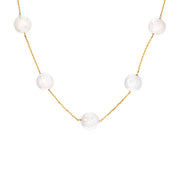 Estate 14k Pearl Chain Necklace