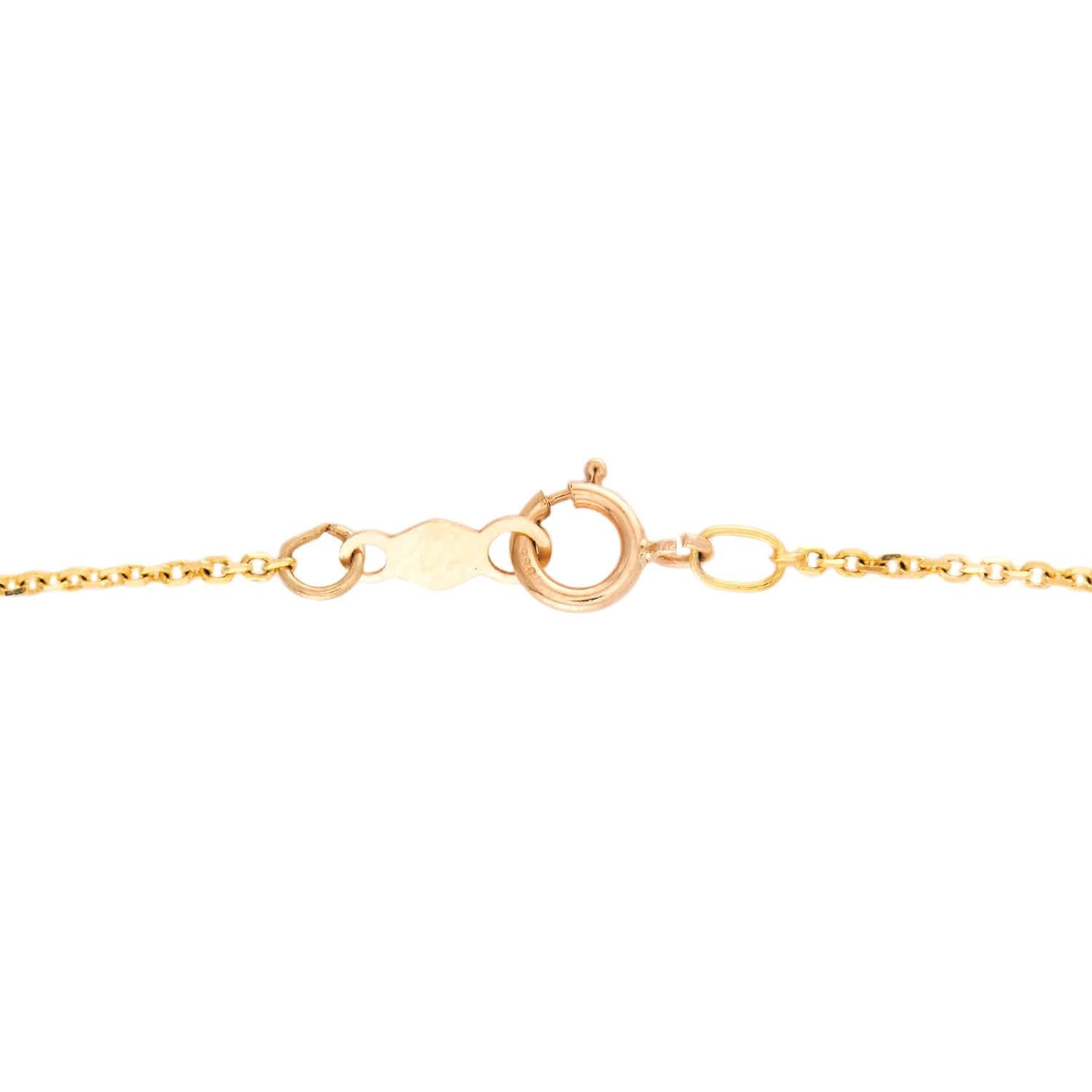 Estate 14k Pearl Chain Necklace