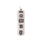 Vintage English Sterling Silver Bullion Bar Pendant