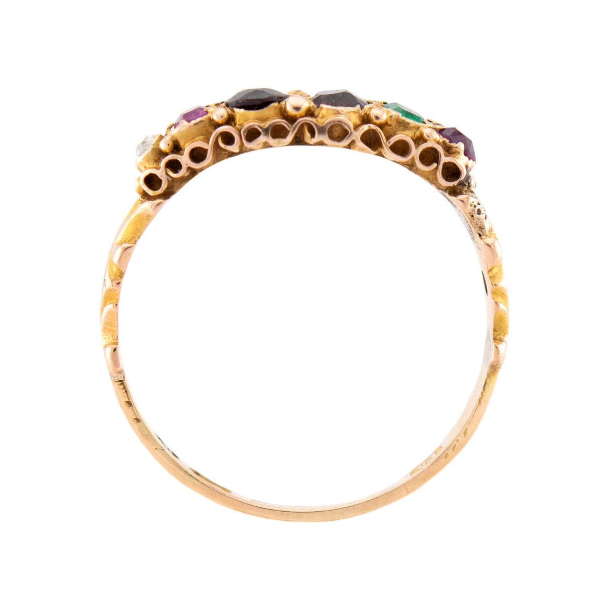 Victorian English 15k "REGARD" Ring