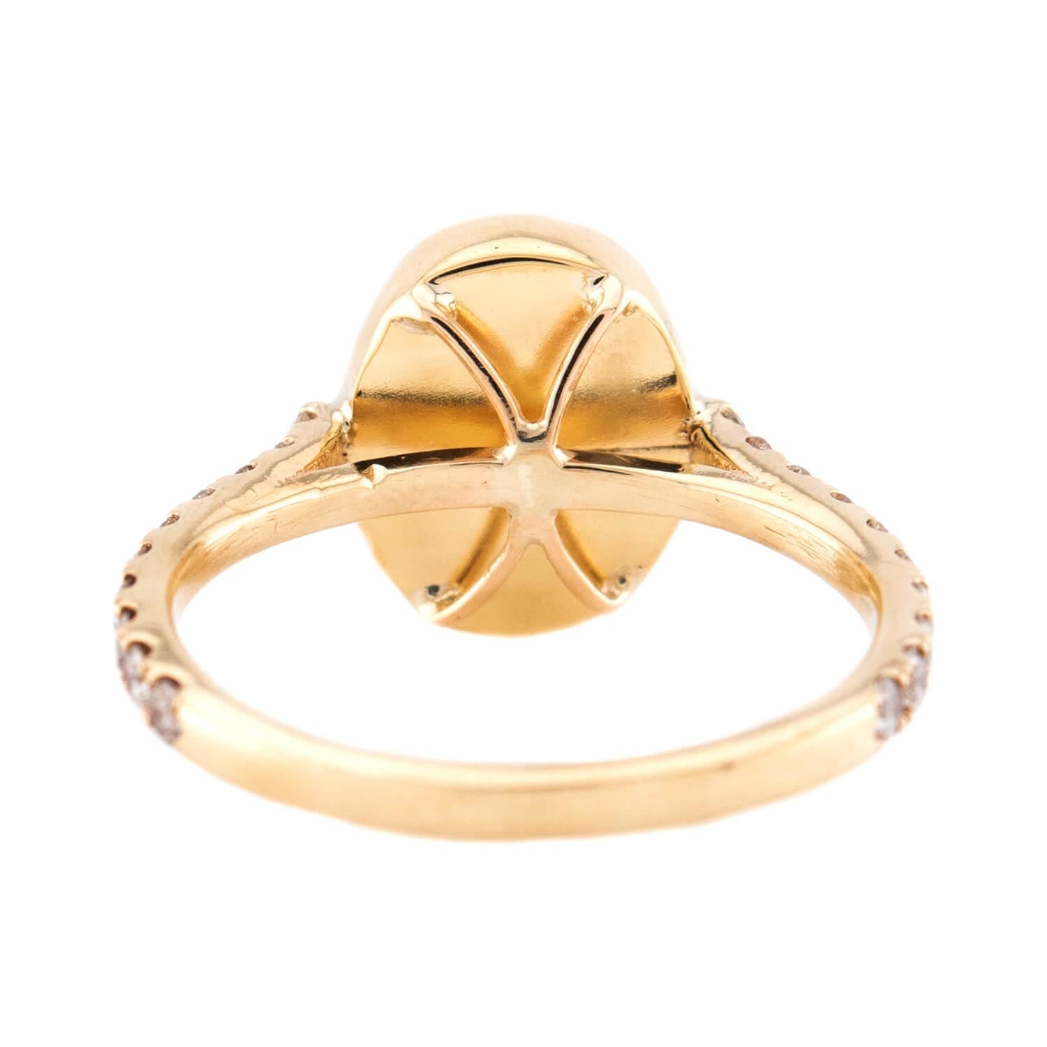 Estate 14k Ruby & Diamond Ring